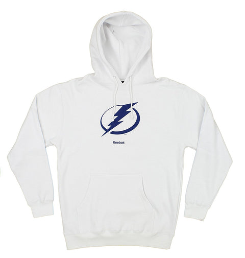 Reebok NHL Men's Tampa Bay Lightning Logo Crest Basic Pullover Fleece Hoodie