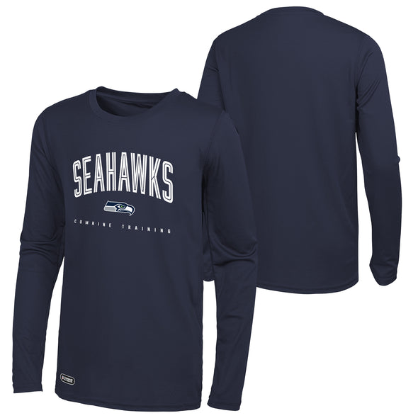 Outerstuff NFL Men's Seattle Seahawks Up Field Performance T-Shirt Top