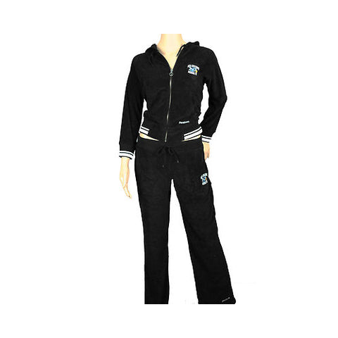 Ladies Terry Cloth NBA Jog Suit t by Reebok, 76ers Grizzlies Hornets S-XL