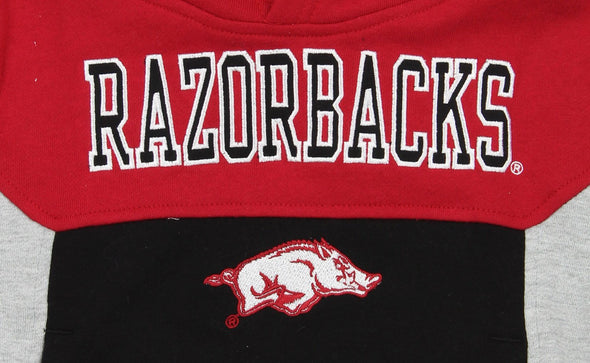 Gen 2 NCAA Kids Arkansas Razorbacks Throwback Block Hoodie