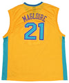 Reebok New Orleans Hornets Jamaal Magloire #21 NBA Men's Replica Jersey, Gold