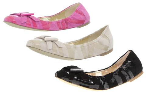 Rockport Women's Daya Print Ballet Flats Flat with Bow - Color Options