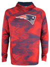 Zubaz NFL New England Patriots Men's Static Body Lightweight French Terry Hoodie