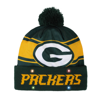 FOCO Adult's NFL Green Bay Packers Light Up Beanie