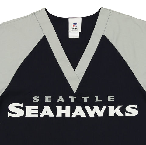 Fabrique Innovations NFL Unisex Seattle Seahawks Scrub Top
