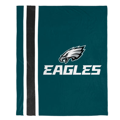 FOCO NFL Philadelphia Eagles Plush Soft Micro Raschel Throw Blanket, 50 x 60