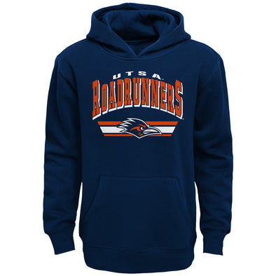 Outerstuff Texas San Antonio Roadrunners NCAA Boy's Youth (8-20) MVP Heavyweight Pullover Fleece Hoodie, Blue