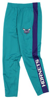 OuterStuff NBA Youth Boys Side Stripe Slim Fit Performance Pant, Charlotte Hornets