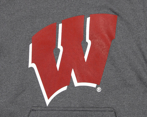 Outerstuff NCAA Youth Wisconsin Badgers Pullover Grey Hoodie