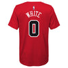 Nike NBA Youth Boys Chicago Bulls Coby White Name and Number T-Shirt