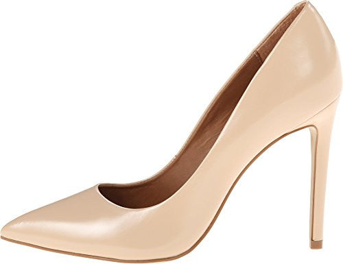Steve Madden Women's Proto Fashion Pump Classic Pointed Toe Heels, Blush Leather