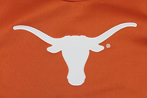 Genuine Stuff NCAA Youth Boys Texas Longhorns NCAA Perforated Pullover Hoodie - Burnt Orange