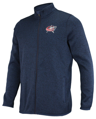 Outerstuff NHL Youth Boys Columbus Blue Jackets Lima Full Zip Fleece Jacket