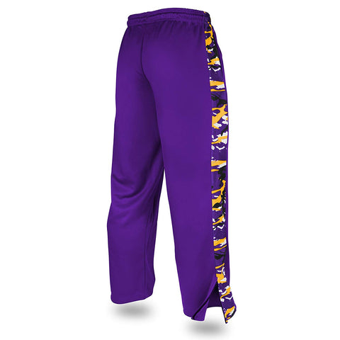 Zubaz Men's NFL Minnesota Vikings Camo Print Stadium Pants