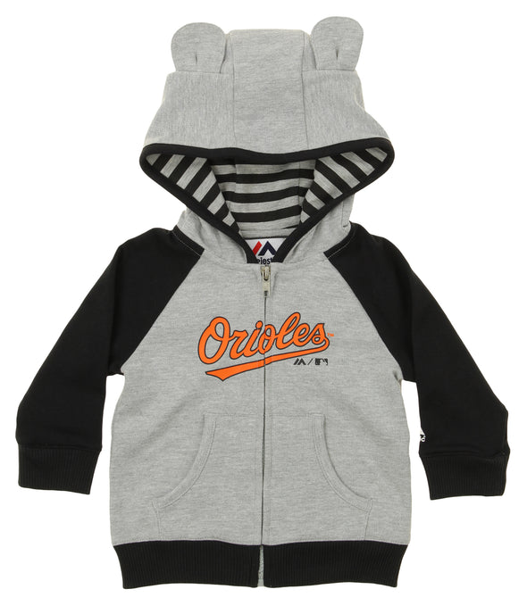 Outerstuff MLB Infant Girls Baltimore Orioles Great Catch Hoodie and Pant Set
