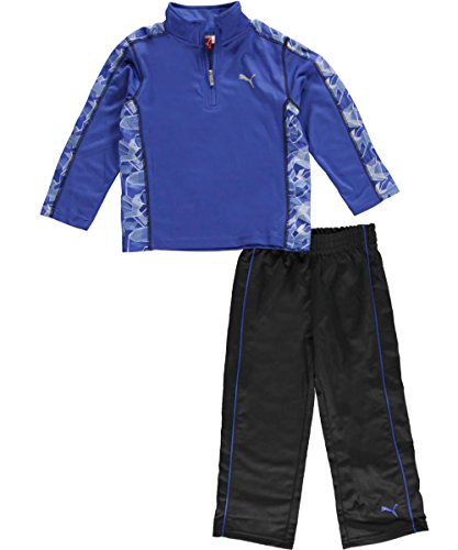 Puma Little Boy's Kids Swift Arrow 2-Piece Performance Outfit Set, Competition Blue