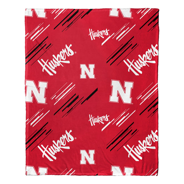Northwest NCAA Nebraska Cornhuskers Silk Touch Throw Blanket, 40"x50"