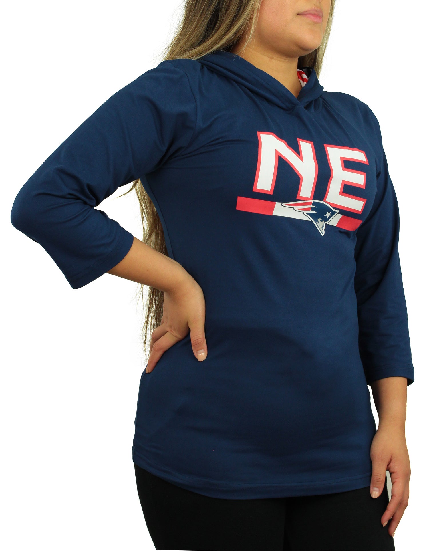 New Era Patriots Long Sleeve Hoodie T-Shirt Men's