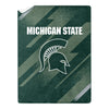 Northwest NCAA Michigan State Spartans Silk Touch Sherpa Throw Blanket, 60"X80"