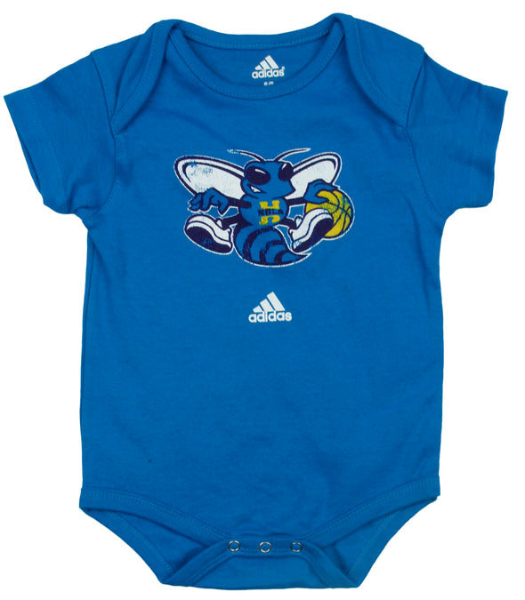 Adidas NBA Basketball Infants New Orleans Hornets 3 Pack Bodysuit Creeper Set