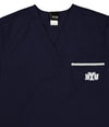 Fabrique Innovations NCAA Unisex BYU Cougars Team Color Scrub Top