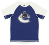 Outerstuff NHL Youth Boys (8-20) Vancouver Canucks Rashguard T-Shirt