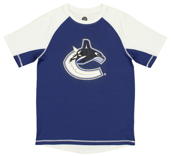 Outerstuff NHL Youth Boys (8-20) Vancouver Canucks Rashguard T-Shirt