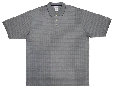 Reebok Big and Tall Men's Athletic Cotton Polo Shirt, DarkNavy/Grey/White