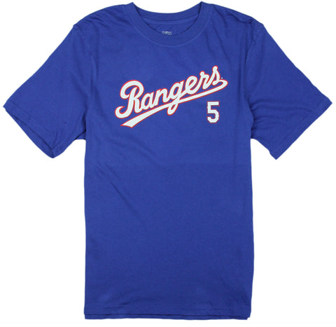 MLB Texas Rangers Little Kids / Youth Boys Ian Kinsler #5 Player Tee T-Shirt, Blue