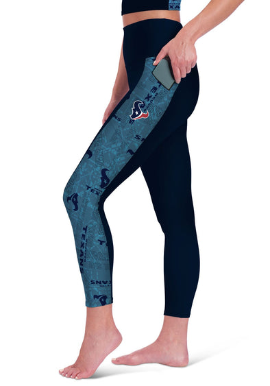 Certo By Northwest NFL Women's Houston Texans Assembly Leggings, Navy