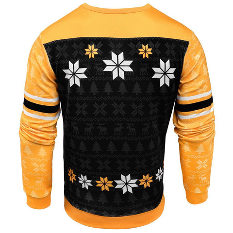 Forever Collectibles NHL Men's Pittsburgh Penguins Printed Ugly Sweater