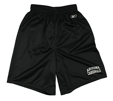 Reebok NFL Men's Arizona Cardinals Coaches Mesh Shorts, Black