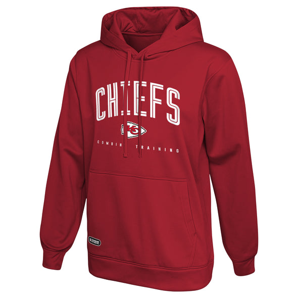 Outerstuff NFL Men's Kansas City Chiefs Up Field Performance Fleece Hoodie