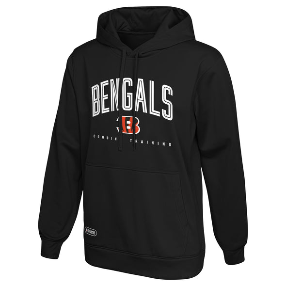 Outerstuff NFL Men's Cincinnati Bengals Up Field Performance Fleece Hoodie