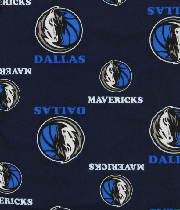 Outerstuff NBA Boys Youth (4-16) Dallas Mavericks All-Over Print Lounge Pant, Blue