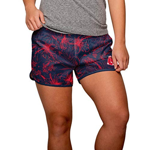 FOCO MLB Women's Boston Red Sox Floral Running Shorts