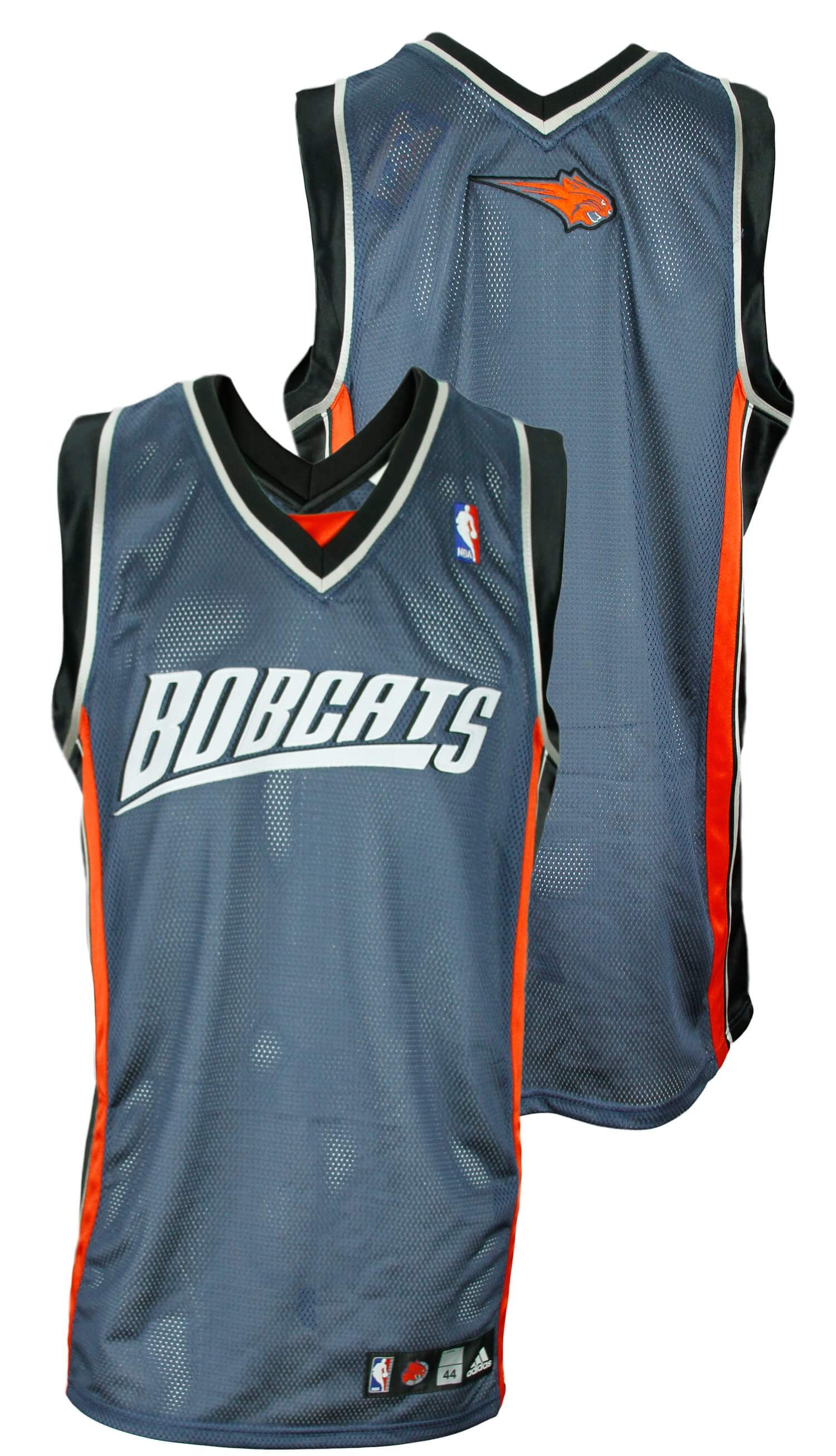 Adidas NBA Basketball Men's Charlotte Bobcats Blank Jersey - Blue Mesh