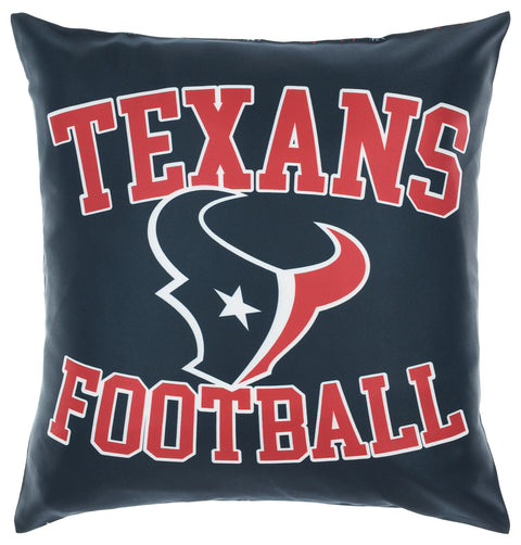 FOCO NFL Houston Texans 2 Pack Couch Throw Pillow Covers, 18 x 18