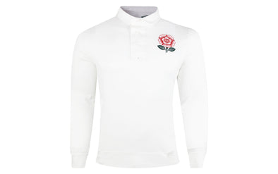 Umbro England RFU Men's 150 Anniversary Classic Long Sleeve Rugby Jersey, White