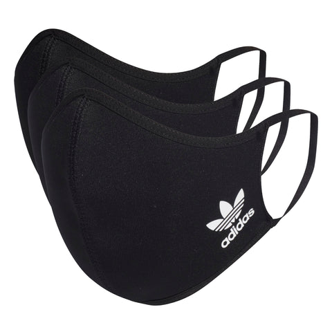 Adidas Originals Trefoil Unisex Adult Sport Face Cover, 3-Pack, Color Variation