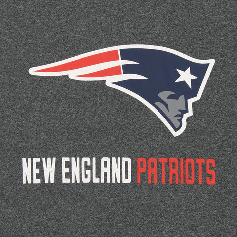 Zubaz NFL New England Patriots Men's Heather Grey  Fleece Hoodie