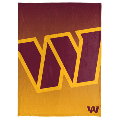 FOCO NFL Washington Commanders Gradient Micro Raschel Throw Blanket, 50 x 60