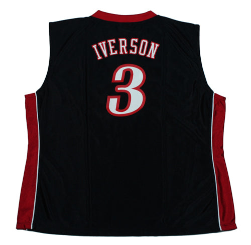 NBA 76ers 3 Allen Iverson Pink Women Jersey