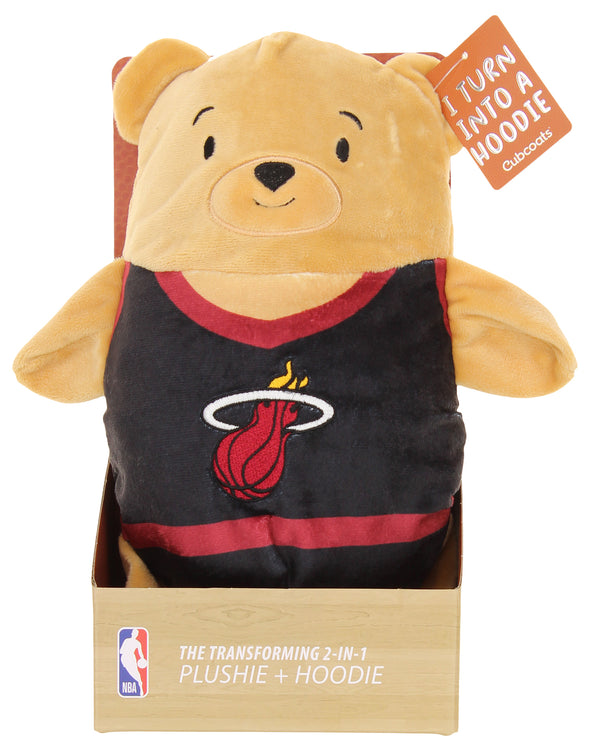 Outerstuff NBA Toddler/Little Boys Miami Heat Transforming 2 in 1 Hoodie/Plushie