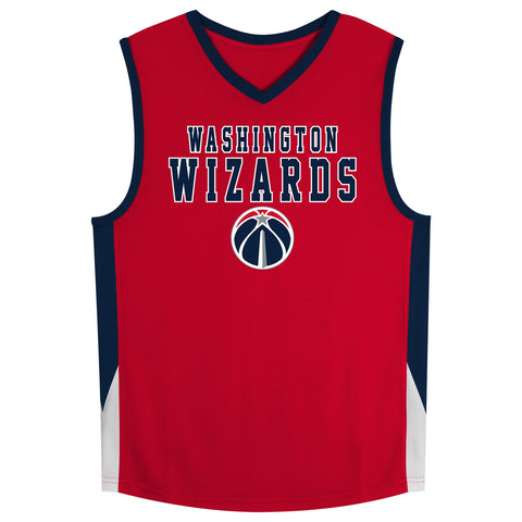 Outerstuff NBA Washington Wizards Youth (8-20) Knit Top Jersey with Team Logo