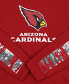 Zubaz NFL Men's Arizona Cardnals Hoodie w/ Oxide Sleeves. Red