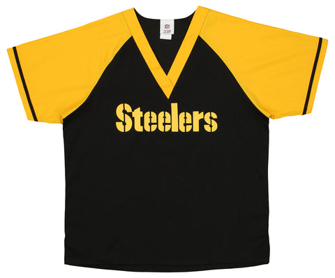 Fabrique Innovations Unisex NFL Pittsburgh Steelers Scrub Top