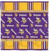 Northwest NFL Minnesota Vikings Rotary Bed in a Bag Set