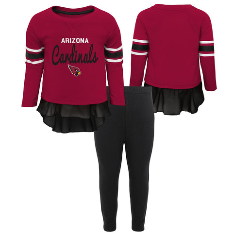 Outerstuff NFL Toddler Arizona Cardinals Mini Formation Top & Leggings Set
