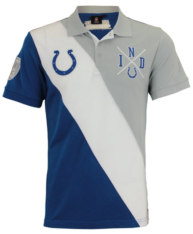 FOCO NFL Men's Indianapolis Colts Rugby Polo Shirt